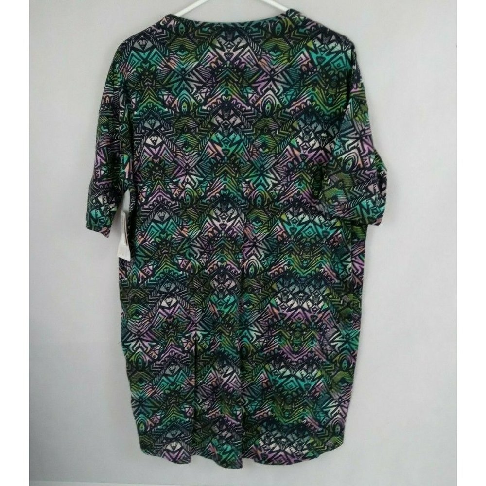 Nwt Lularoe Irma Tunic With Multi-Color African D… - image 2